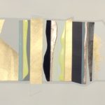 Edges CXXXI, acrylic, emulsion, gloss, collage, 5.5in x 8in, 2020