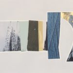 Edges XXXI, oil, acrylic, emulsion, dye, collage, 5.5in x 8in, 2019