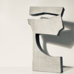 The Beauty of our Differences VII, cardboard, gum tape, gloss paint, 24 carat goldleaf, 12in x 5.5in x 3in, 2020